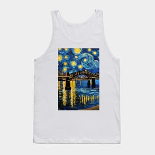 Vincent van Gogh starry night style Sydney Tank Top